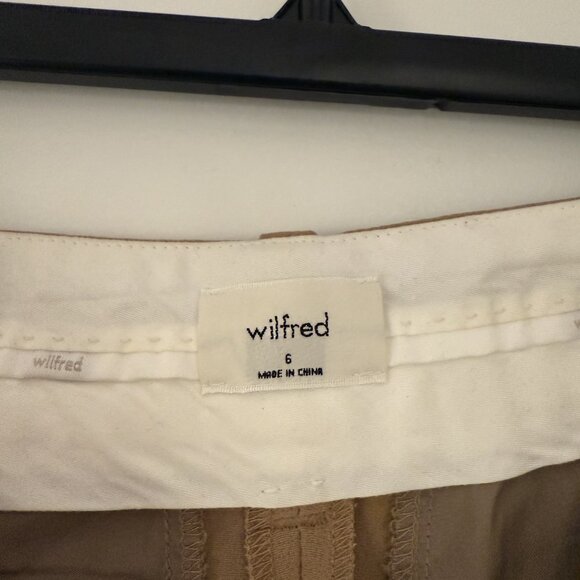 ARITZIA - Brown Pleated Tailored Pant (Size 6 - Lightly used) - Picture 4 of 5